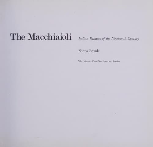 The Macchiaioli