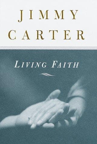 Living Faith By Jimmy Carter Signed First Edition Hardcover 1996 Original Dust Jacket Hard Cover Collectible