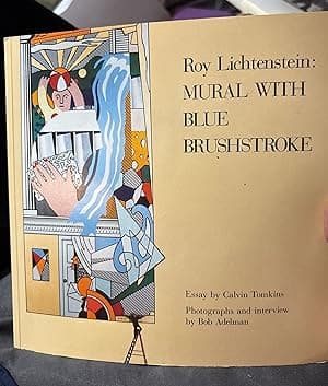 Roy Lichtenstein: Mural With Blue Brushstoke