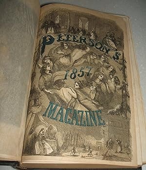 Peterson's magazine for 1857 bound year