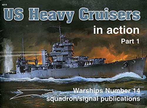 2 books: US Heavy Cruisers in action, Parts 1 and 2 for one price