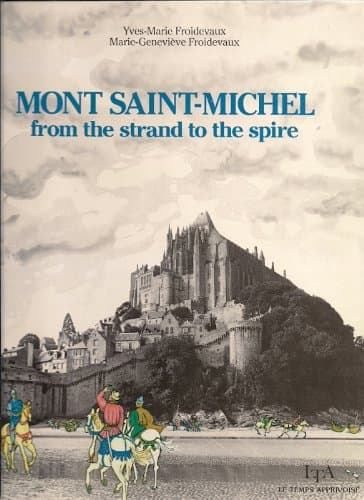 Mont St Michel from the strand to the spire